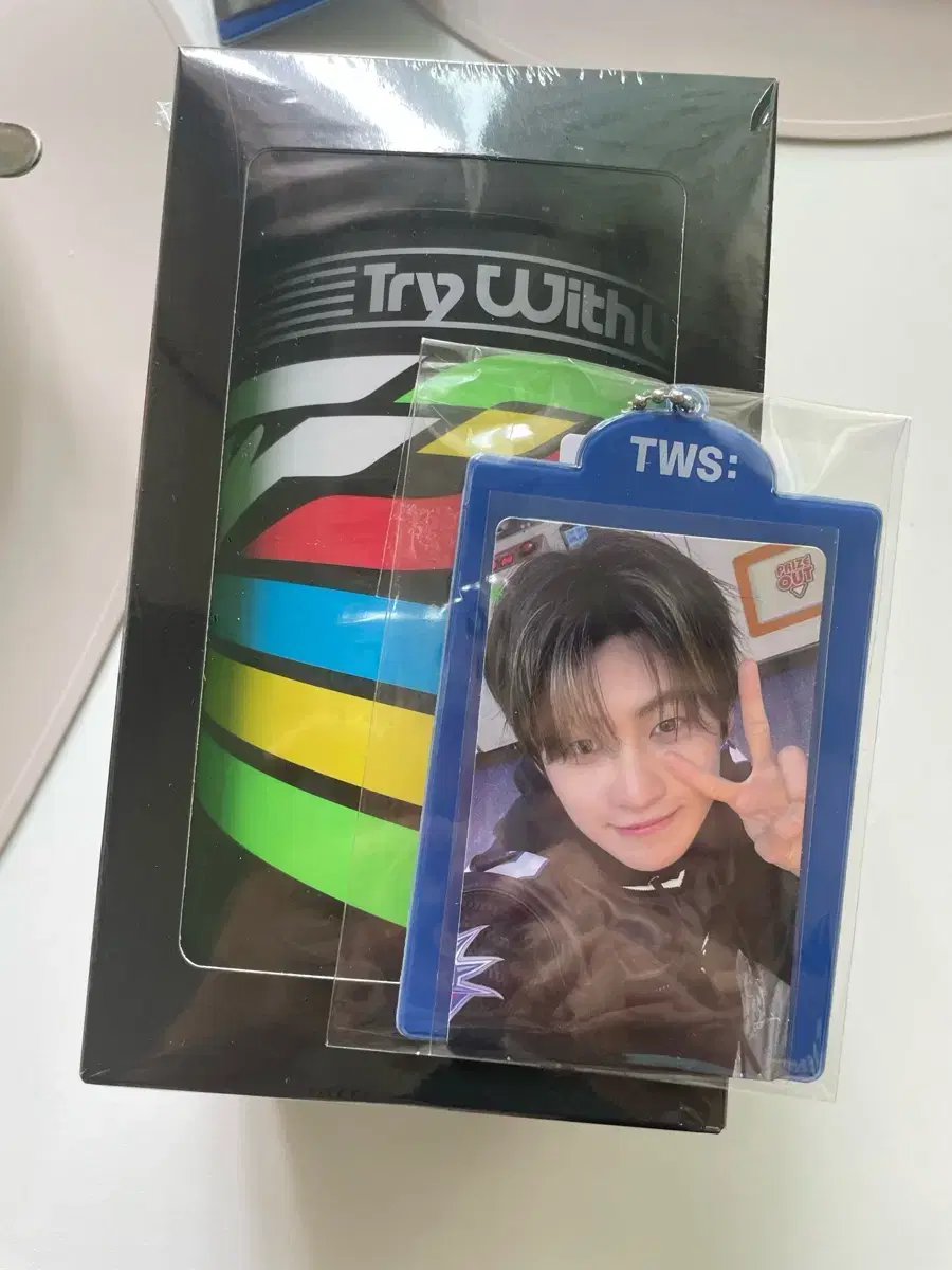 투어스 TWS boy ver. 미개봉 앨범 +위버스 특전 포카 지훈