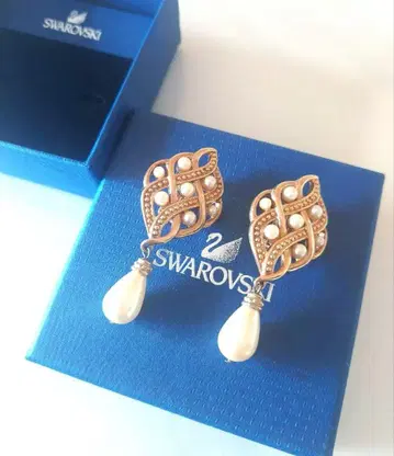 SWAROVSKI 크리스탈 펄 귀찌 스와로브스키