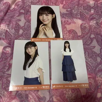 노기자카46 브로마이드 이치노세 미쿠 컴프 프릴 티셔츠