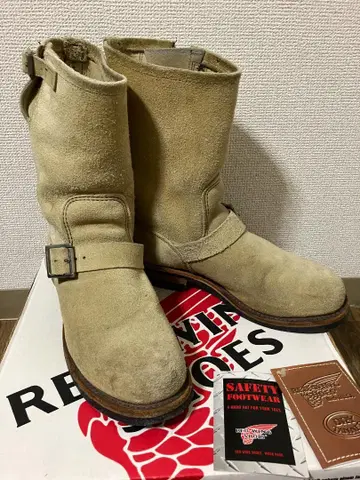 REDWING 레드윙 PT99 8268 8.5D 엔지니어 부츠 스웨이드