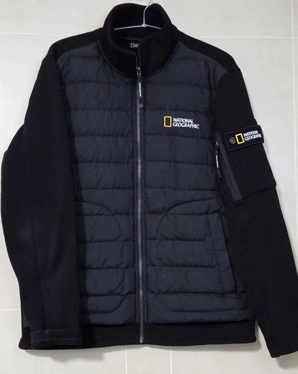 National Geographic Goose Down Knit Zip-Up Jacket L Condition: Good Taeyang Men's