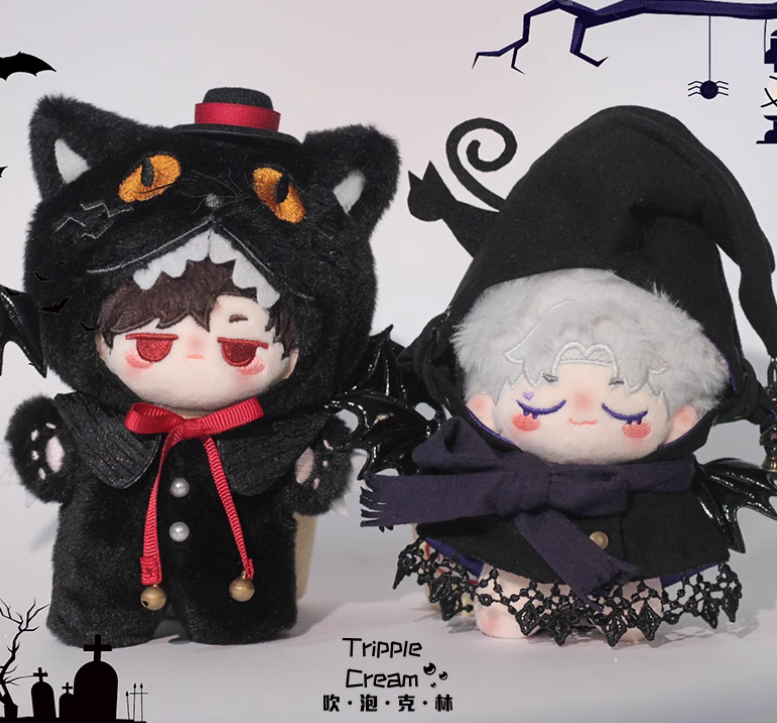 (당일발송) 10cm 인형옷 마녀와 검은 고양이