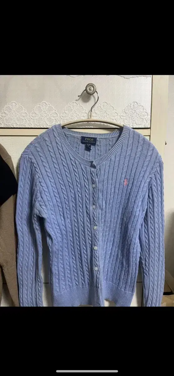 폴로 걸즈 가디건 xl