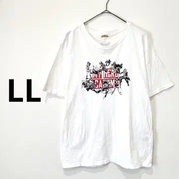 코튼 100% 나의 히어로 아카데미아 프린트 티셔츠 화이트 LL