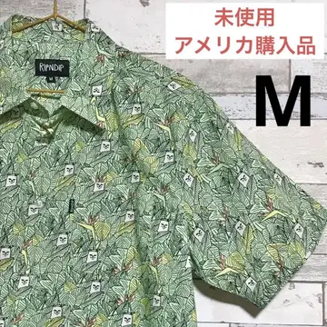 Ripndip 버튼이 달린 반팔 셔츠 고양이