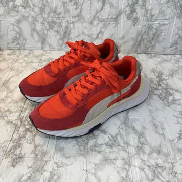 PUMA 푸마 와일드 라이더 픽업 레드 새상품급!