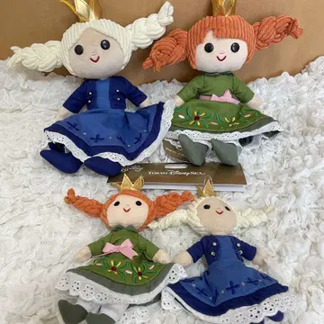 안나 판타지 스프링스 봉제 인형 봉제 참 세트