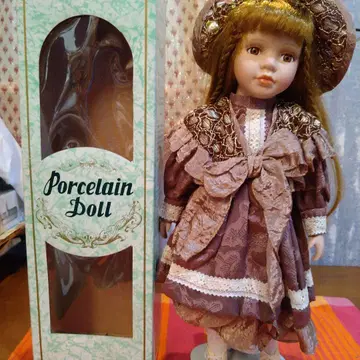 미사용 새상품 비스크 인형 포셀린 인형 서양 인형