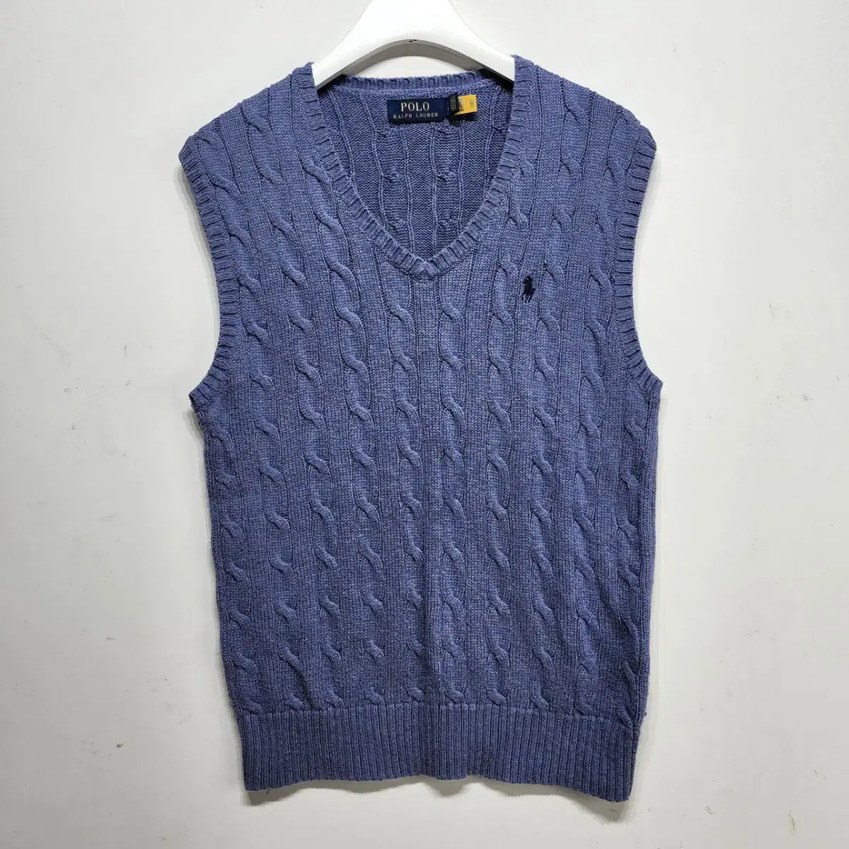폴로랄프로렌 POLO RALPH LAUREN 꽈베기니트 베스트 조끼 S