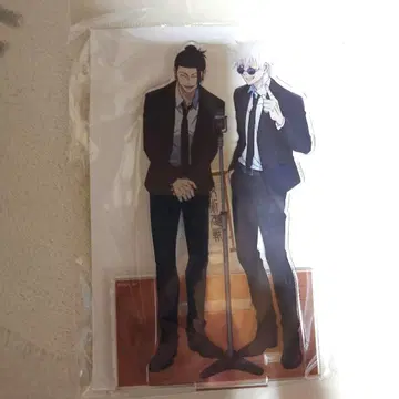 주술회전 해방 본점 수트 아크릴 스탠드 고죠 사토루 게토 스구루