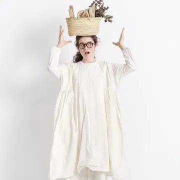 Veritecoeur 슈링크 사이드 개더 원피스 kibata