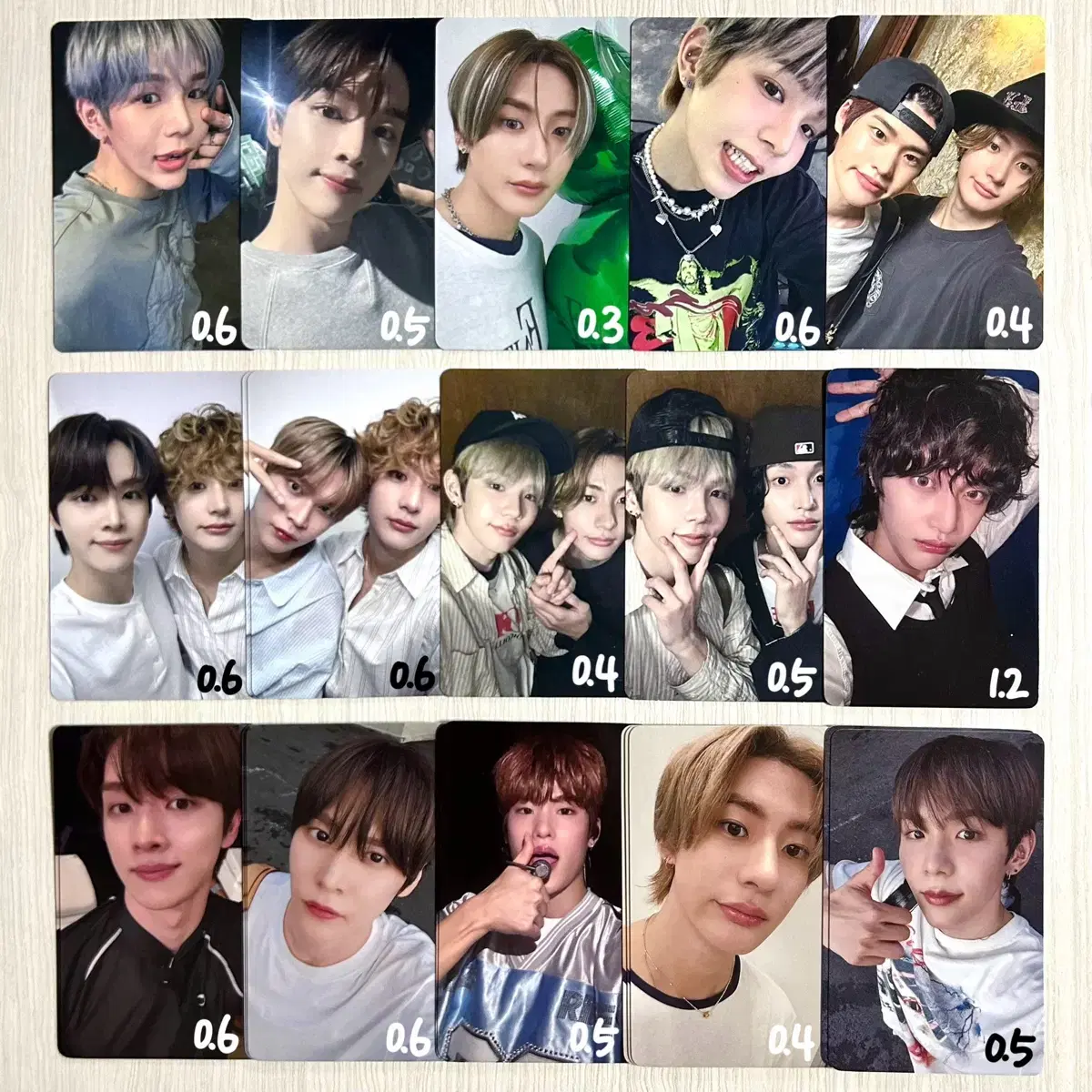 라이즈 라이징 럭키 포카 미공포 양도 원빈앤톤성찬소희쇼타로은석타워레코드