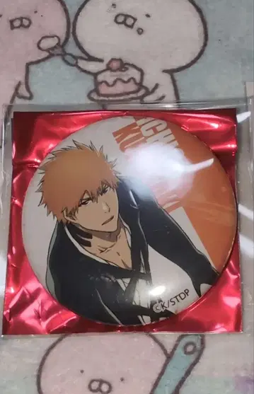 BLEACH 팬토스 쿠로사키 이치고 캔뱃지