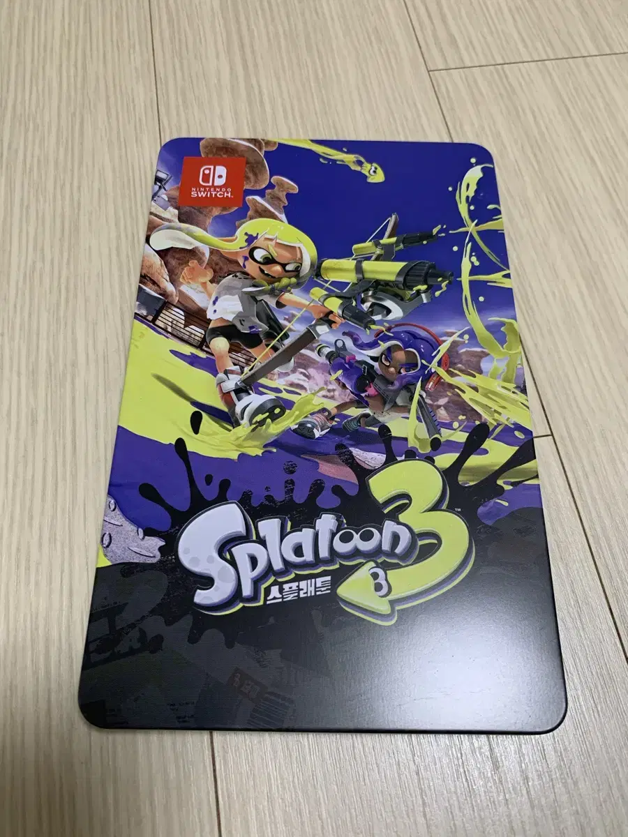 Nintendo Switch Splatoon 3 Steelbook Steel Case
