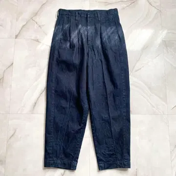 A16233 새상품급 두르카마라 오버턱 데님 다크 네이비 0