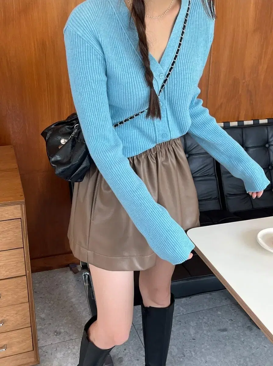 체인 복조리 크로스 백