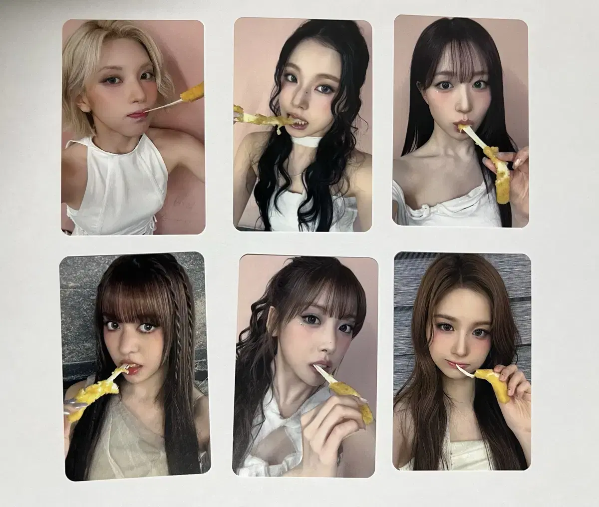 엔믹스 치즈스틱 메이크스타 대만 타이베이 대면 미공포 세트 nmixx