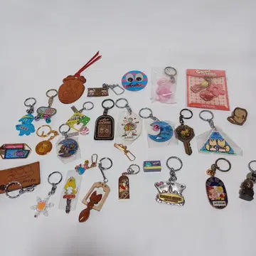 쇼와 레트로 팬시 키링 캔 배치 묶음 판매