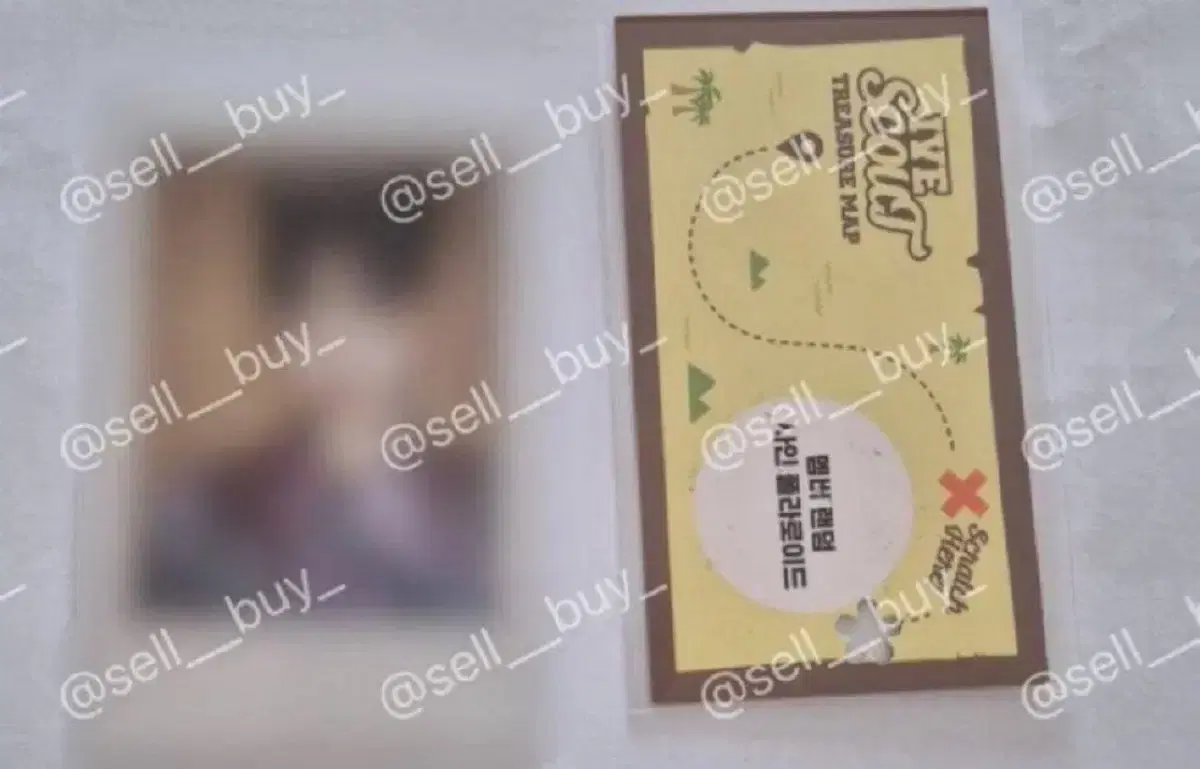 아이브 레이 다이브존 당첨 싸인 폴라로이드