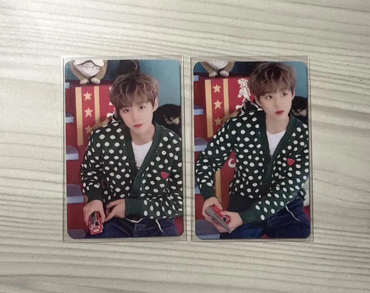 박지훈 포카 메이키트1기 굿즈