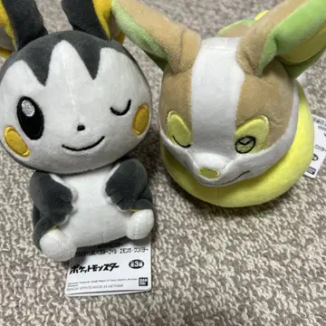 휴식 타임 봉제 인형 [에몽가 완파치] 2개 세트