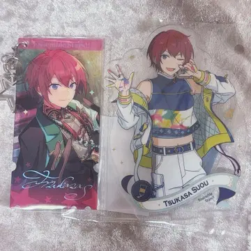 앙스타 중국 스오우 츠카사 별반 아크릴 스탠드 인장 아크링 키링