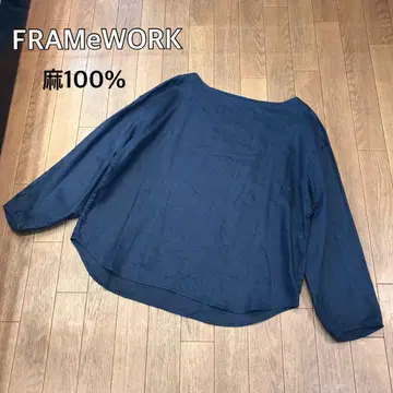 FRAMeWORK 린넨 100% 상의