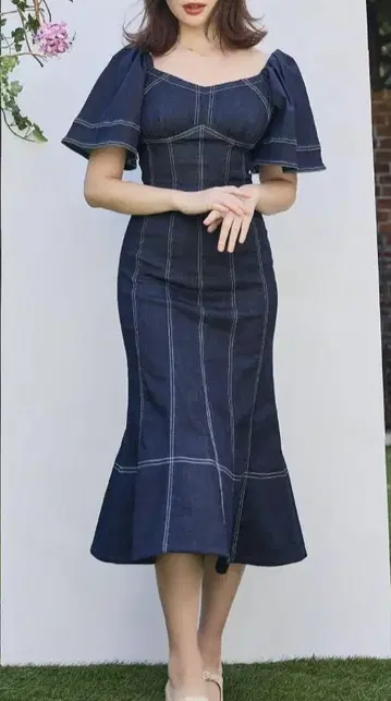 herlipto 데님 원피스
