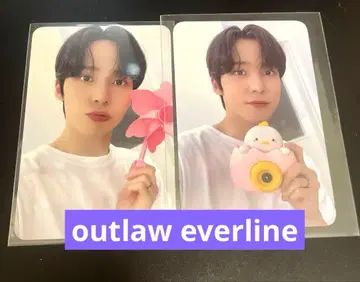 ateez outlaw everline 유노 트레이딩 카드 세트