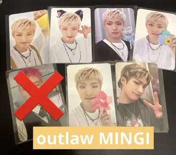 ateez outlaw mingi 밍기 withmuu 세트