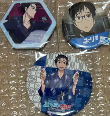 유리!!!on ICE 유리온아이스 카츠키 유리 캔뱃지 캔 거울