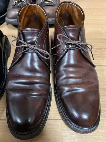 알든 코도반 처카 부츠 1339 화이트 레드 윙