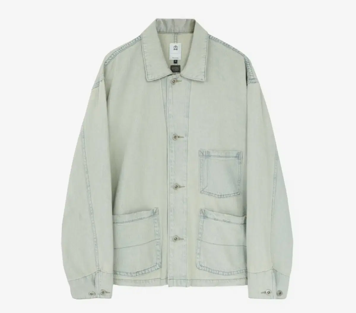 Polyester Lewer Jacket Bleach Ice 2