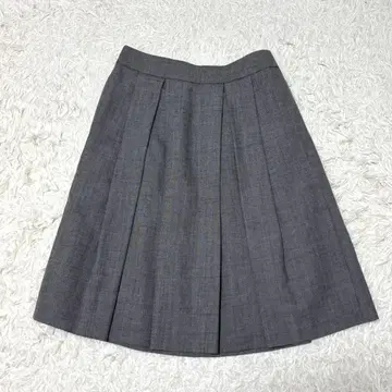 미품 마가렛 호웰 플리츠 스커트 개더 리넨 MH