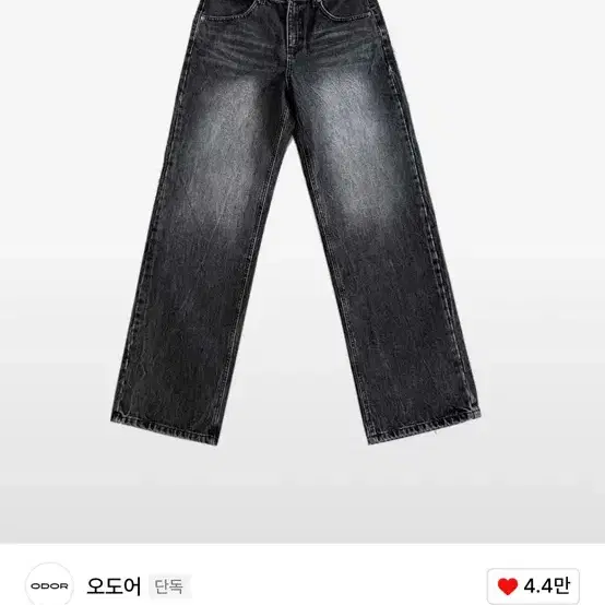 ODOR★韓国★人気★男女兼用★Nas raw wide denim in black MUSINSA | ODOR Nas raw wide denim in black