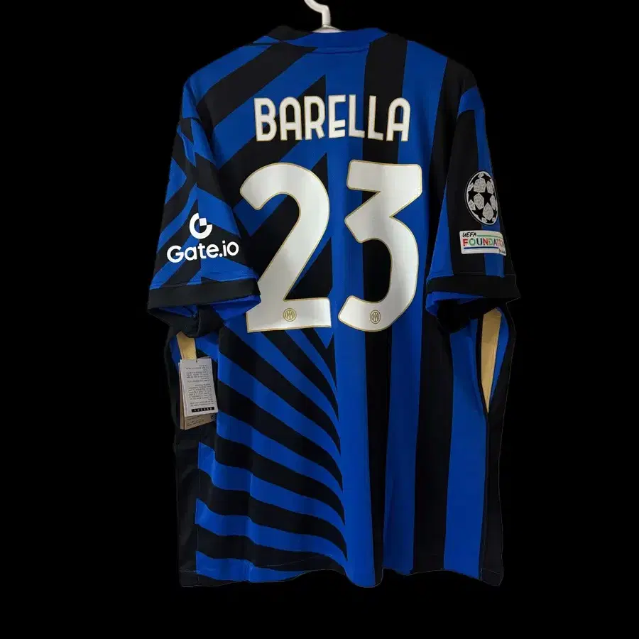 Overseas XL] 24/25 Inter Home Barella Champions League Jersey on