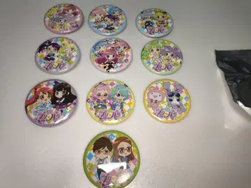 프리파라 아도즈 한정 캔뱃지 마나카라라 파루루 외 10개 세트