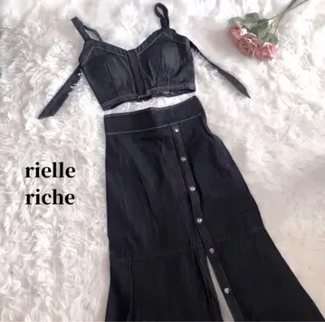 rielle riche 리엘 리셰 데님 셋업