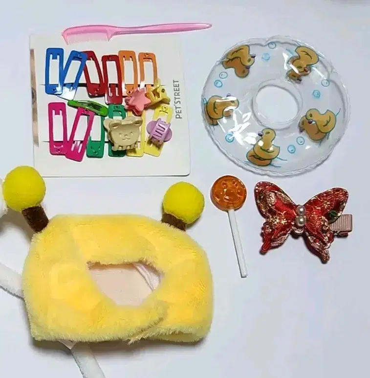 일괄)10cm 20cm 인형 소품 판매 목욕가운 꿀벌 한복 튜브 사탕