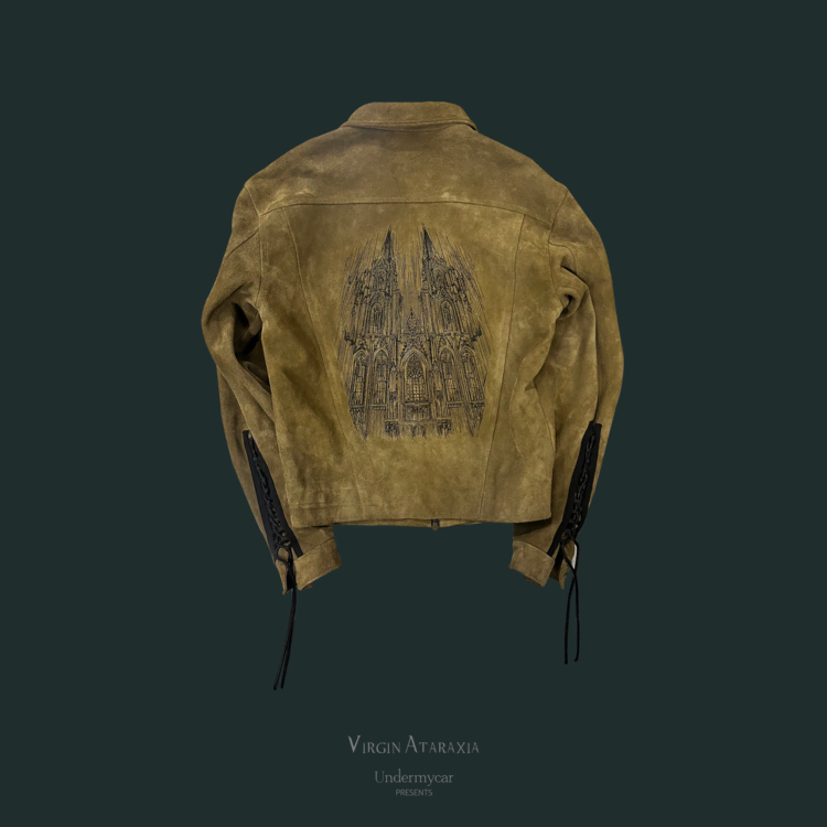 [1] Undermyka Cathedral Suede Tracer Jacket Olive