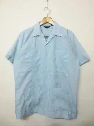 과야베라 프리미어 쿠바 셔츠 반팔 오픈 카라 오픈 칼라