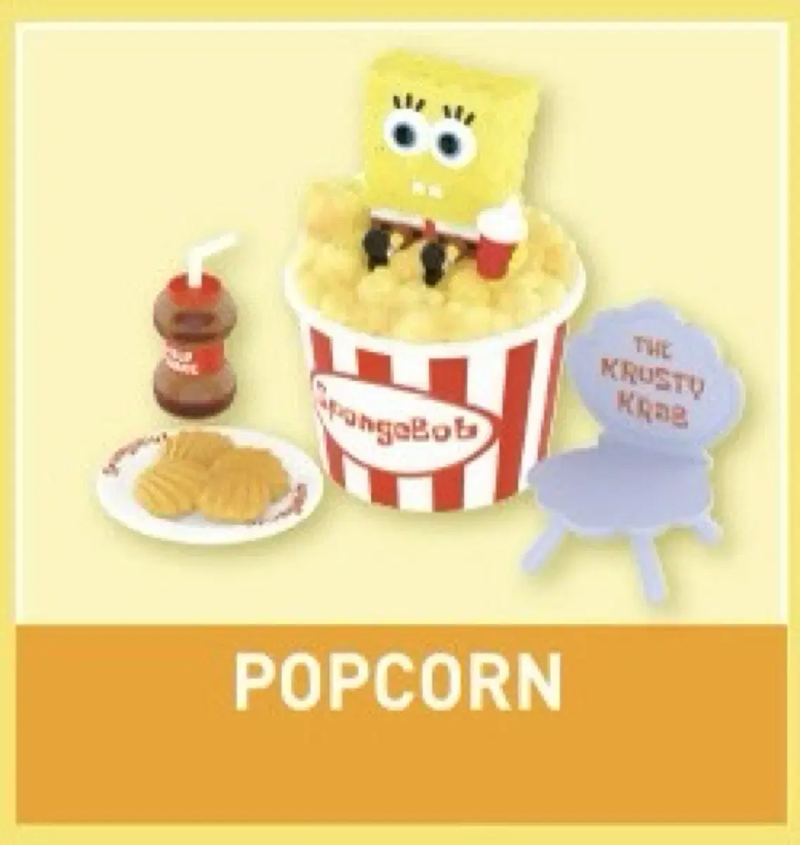 Pop Mart Figures SpongeBob Picnic Party Popcorn Unsealed
