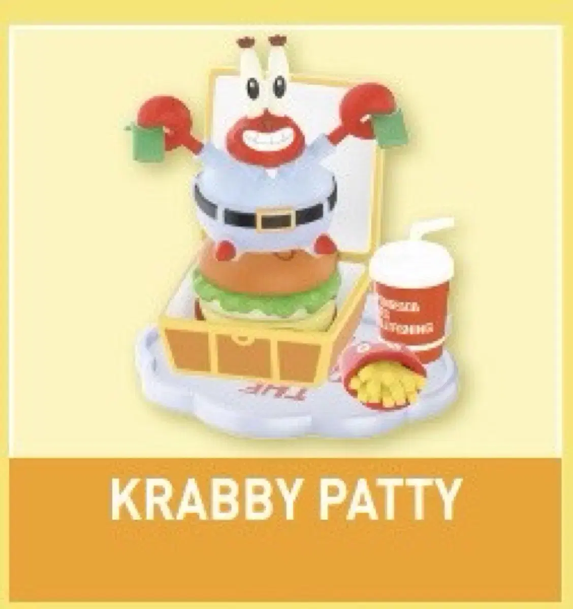 Pop Mart Figures SpongeBob Picnic Party Crab Burger Unsealed