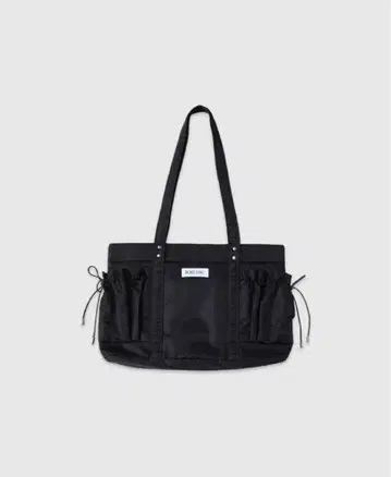 RONE PARC 드로스트링 포켓 퍼퍼 백 블랙