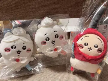 치이카와 휘핑 생일 마스코트 하트에 불을 붙이는 마스코트 3개 세트