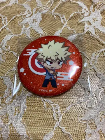 히로아카 하나야시키 SD 캐릭터 글리터 캔뱃지 바쿠고 카츠키