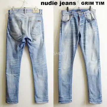 누디진 GRIM TIM W83cm 슬림 스트레이트 스트레치