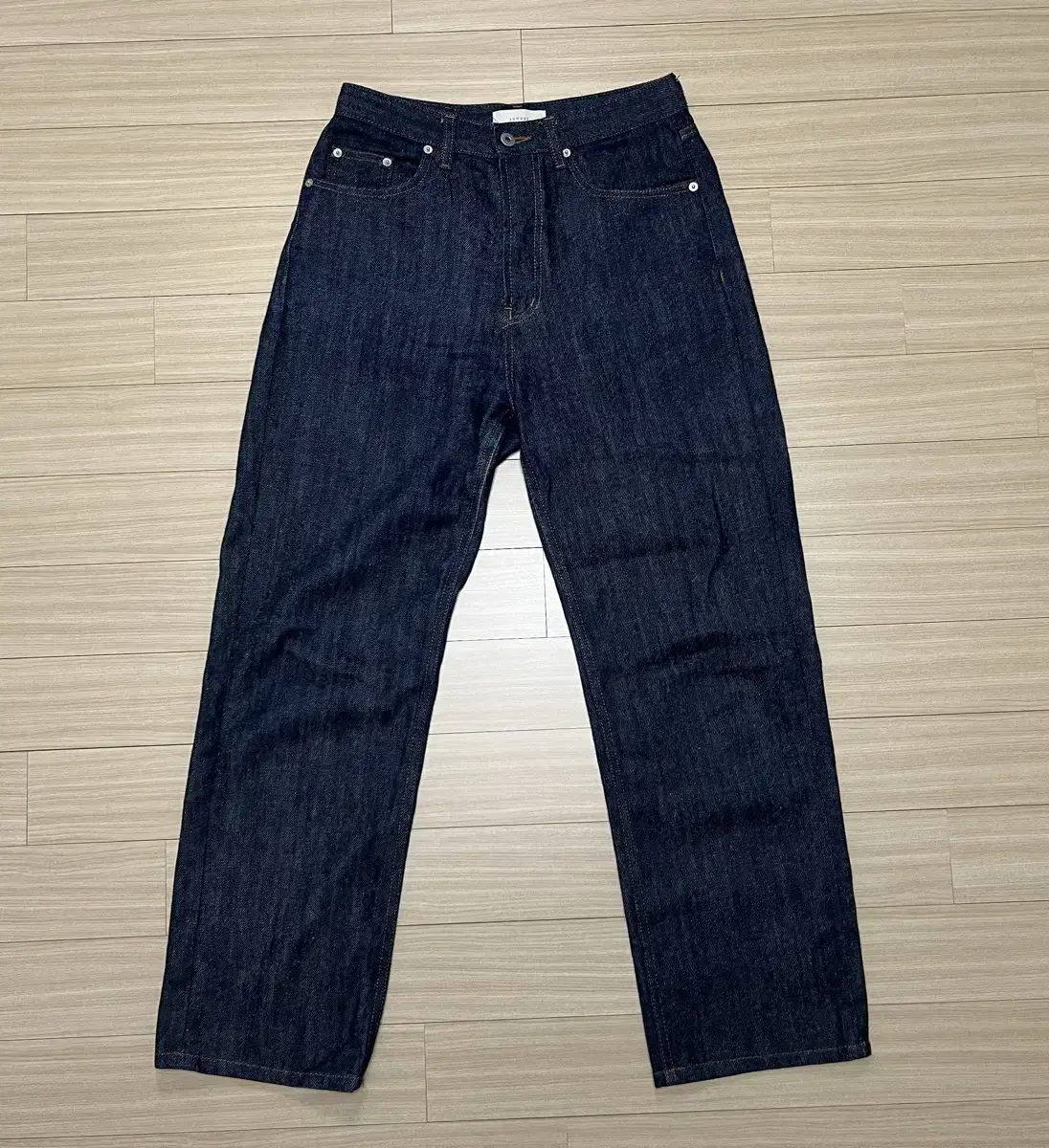 [L] COWOOD 세미 와이드 데님 청바지