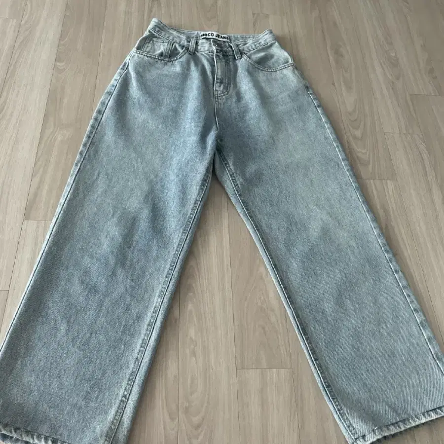 【BAON】Hueburn Hidden Banding Wide Denim Pants New) More Around Hidden Banding Wide Denim Pants, Medium