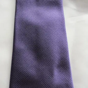 Aquascutum 보라색 슬림 넥타이
